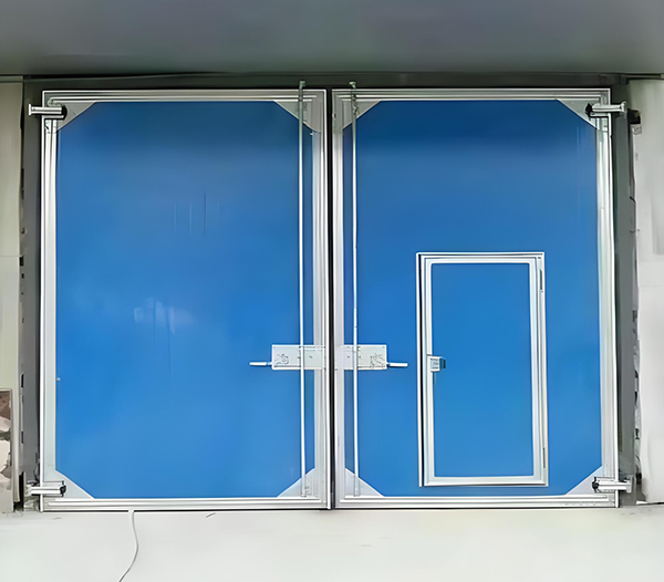 夏河工业平开门